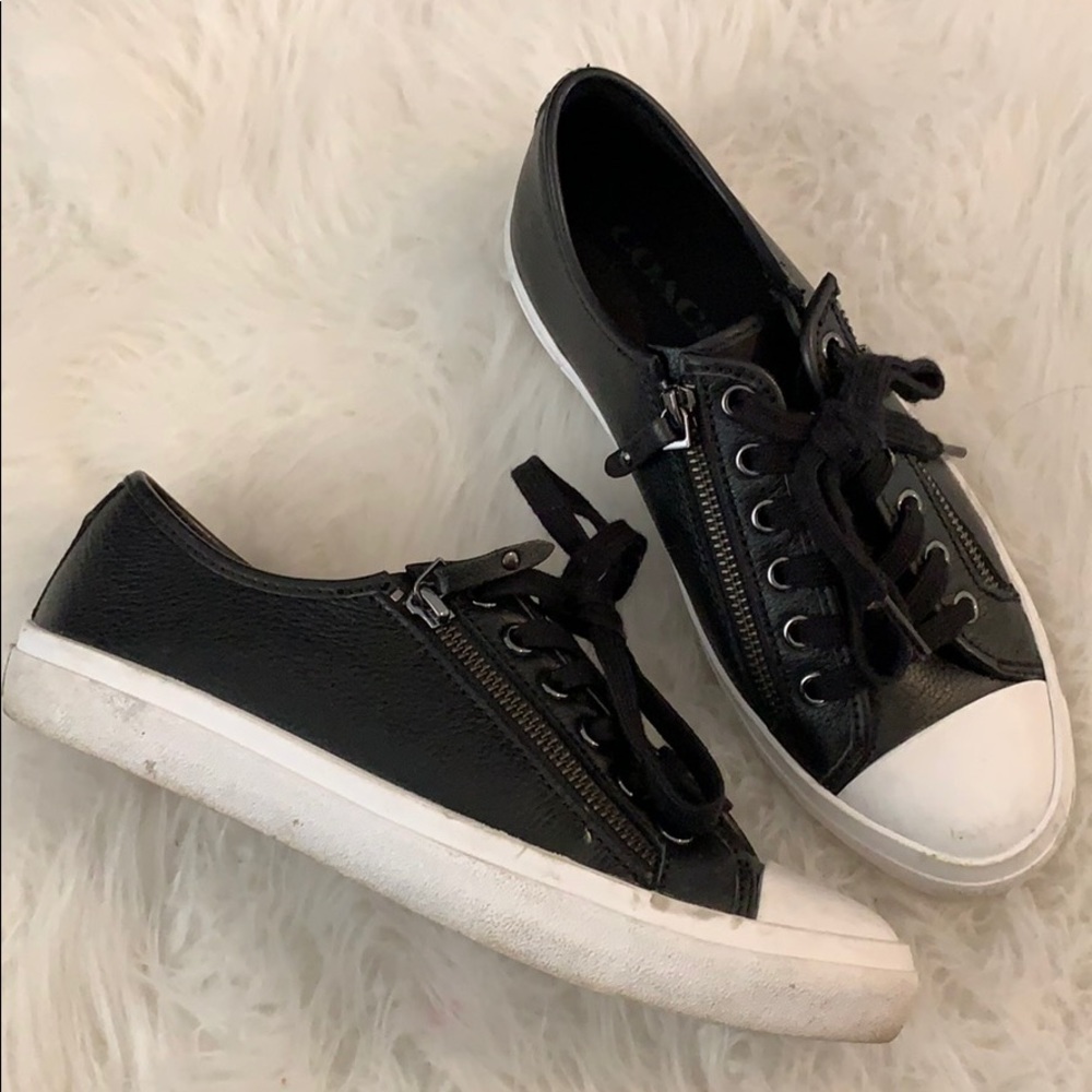 Coach Leather Sneakers - Picture 2 of 6